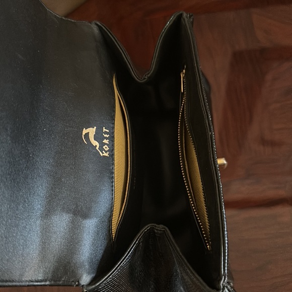 Koret *VINTAGE* Genuine Calf Skin Leather Handbag Purse - Picture 11 of 16